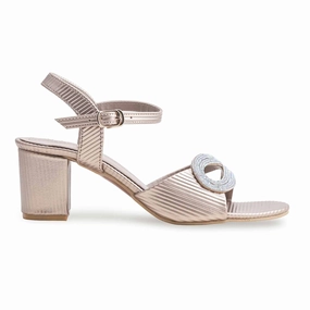 Golden Fancy Sandal for Women FN6095 Cowboy Boots With High Heels