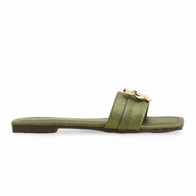Casual Merrell Shoes Green Casual Women Slipper CL1970