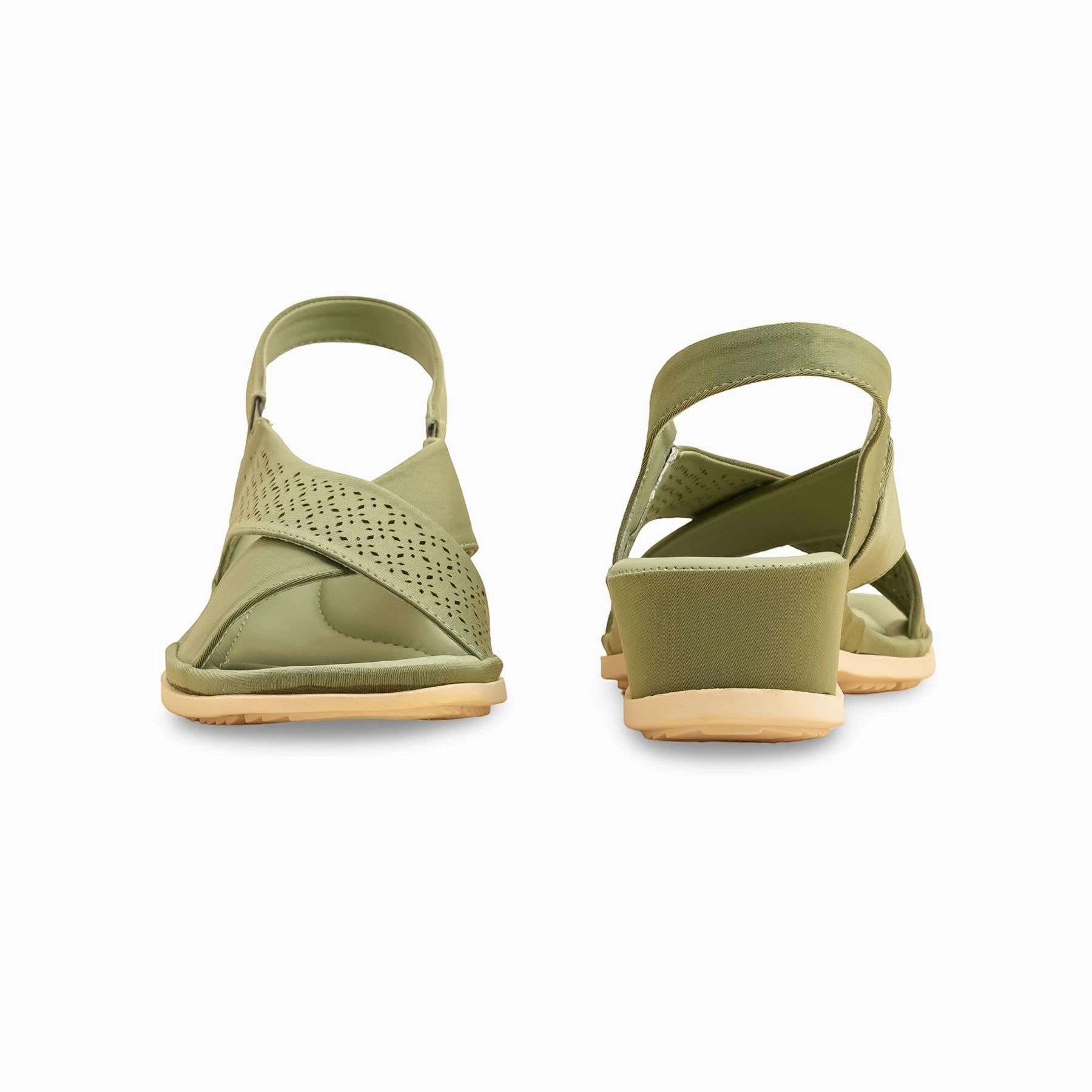 Sandals Negril Beach Green Formal Sandal For Women PU0424