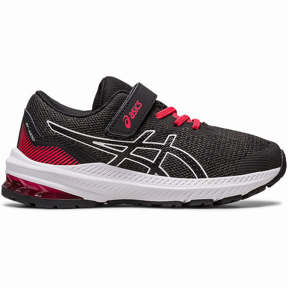 Asics Gel Cumulus 20 Running Shoe GT-1000 11 PS BLACK/ELECTRIC RED