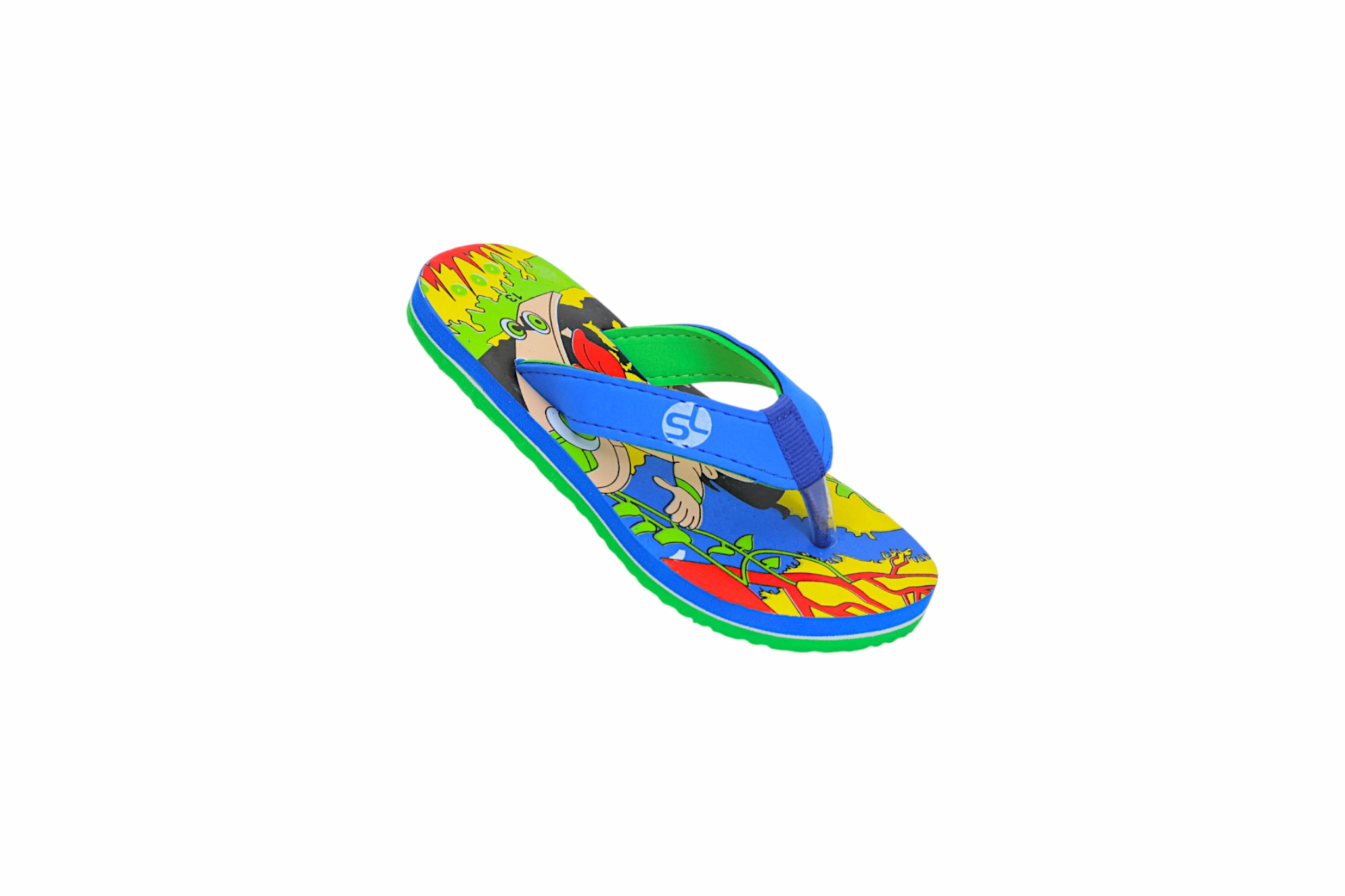 Gold Strap Flip Flops Chhota Bheem Kids Flip Flops 43741(6 - 10 years)