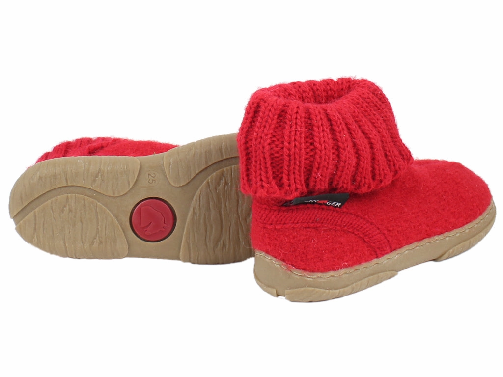 Pink Slippers Haflinger Children's slippers Toni Rubin