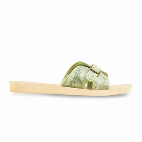 City Flats Shoes Green Casual Softy For Women CL5509