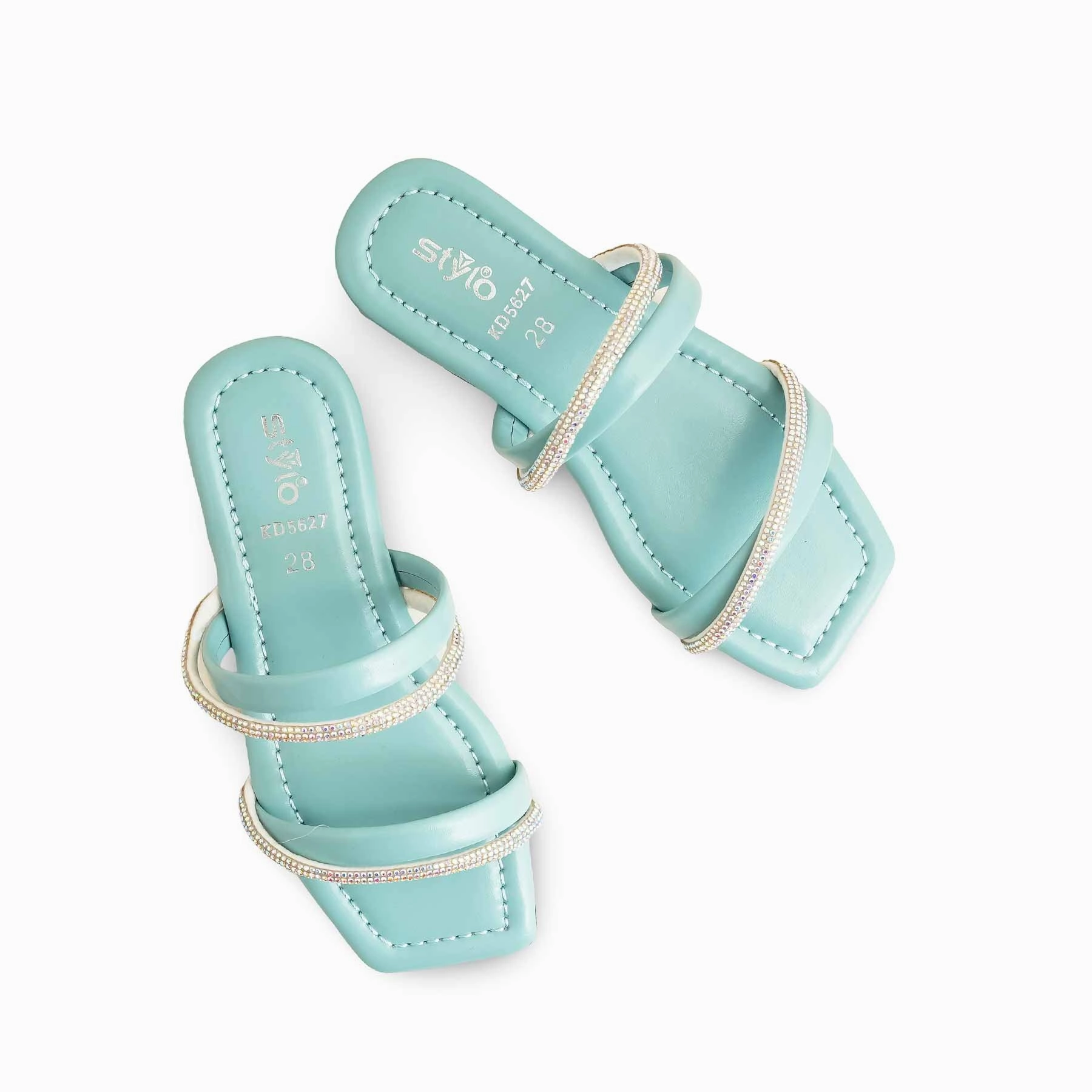 Girls PISTAGREEN Formal Slipper KD5627 Love To Lounge Slippers