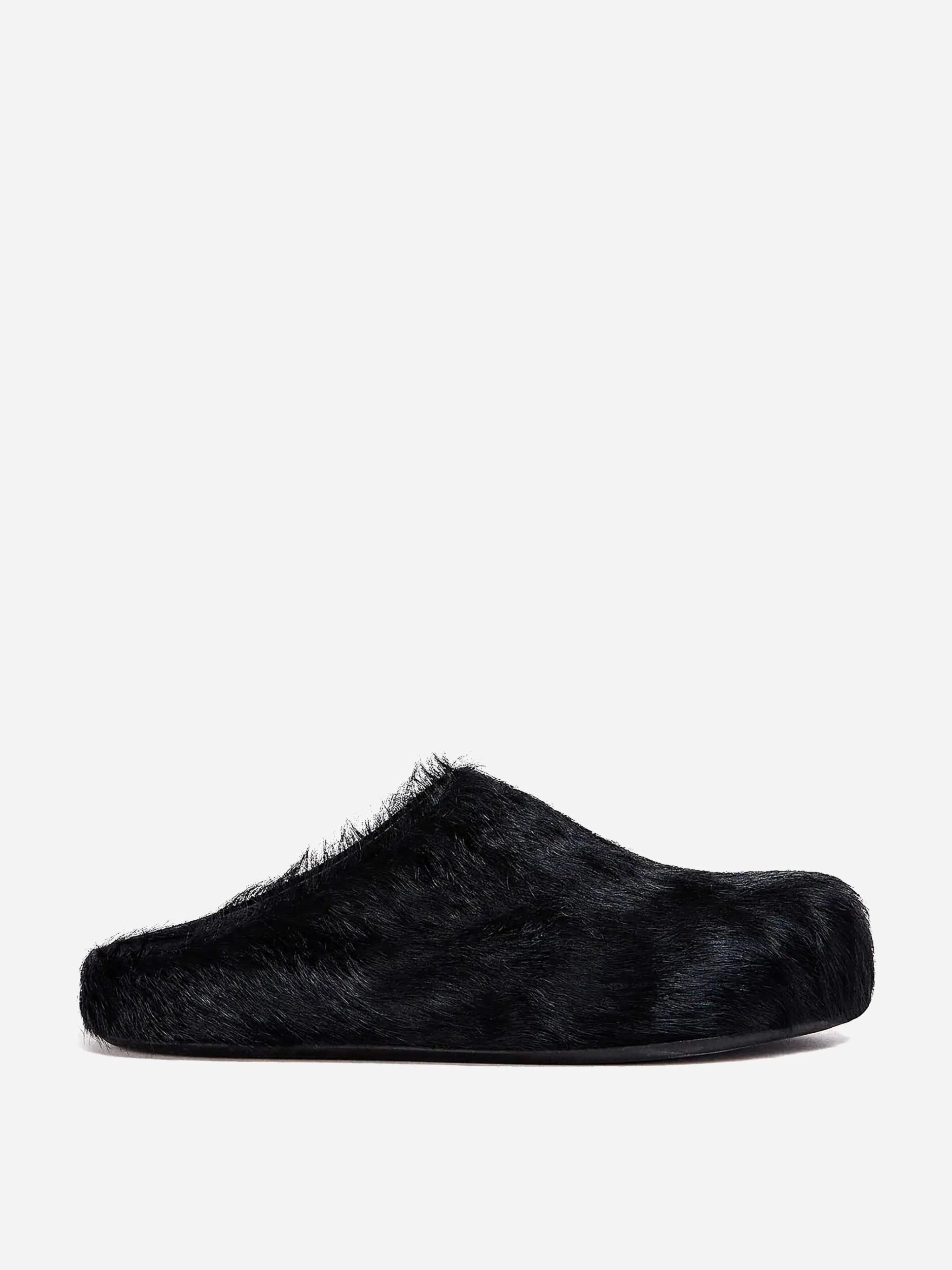 MARNI - Men Long Hair Calf Skin Fussbett Sabot Sandals Definition