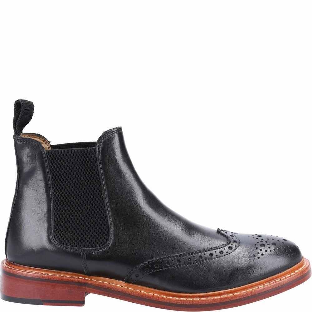 Top Rated Work Boots Siddington Leather Goodyear Welt Boots Black