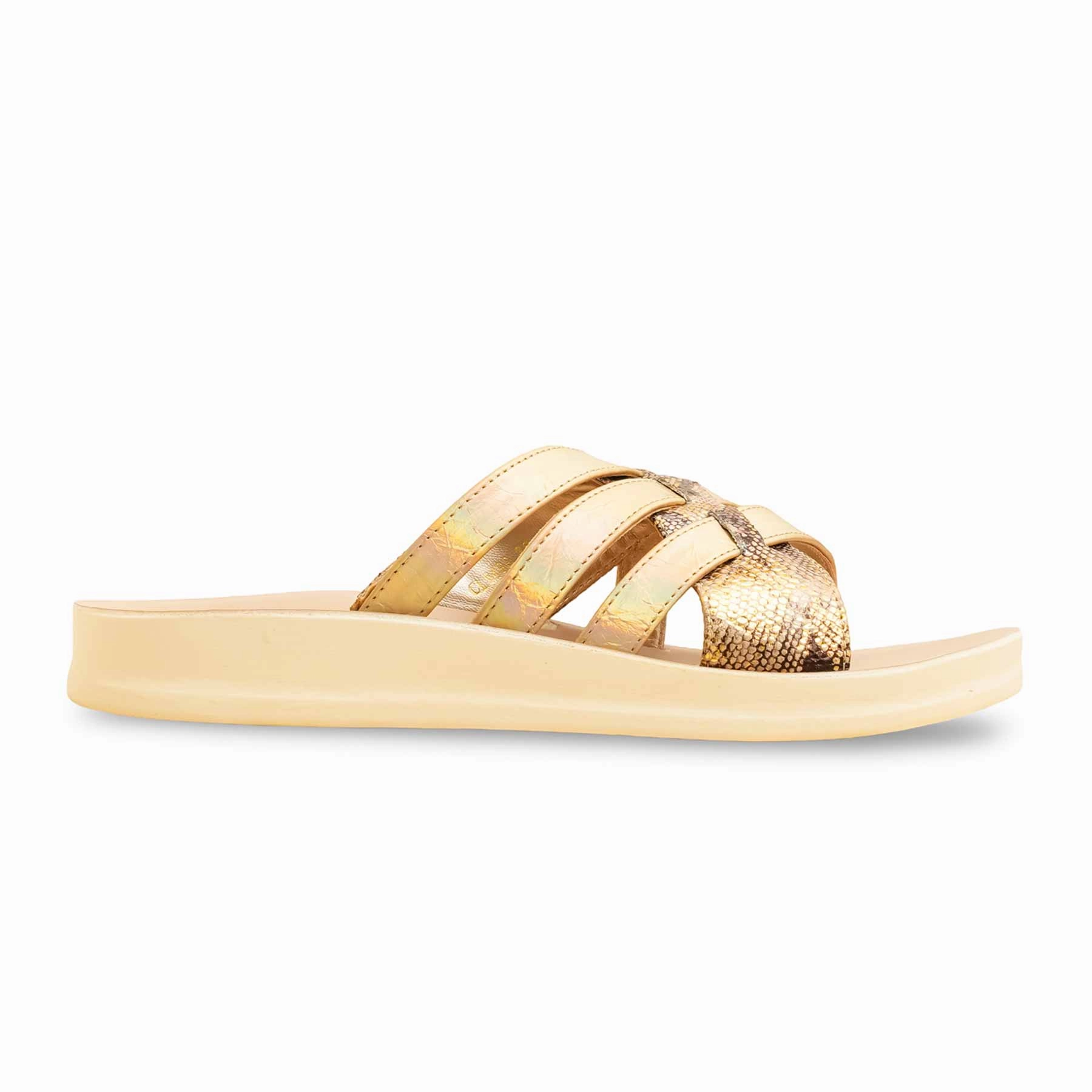 Danskin Flats Shoes Golden Casual Softy For Women CL5499