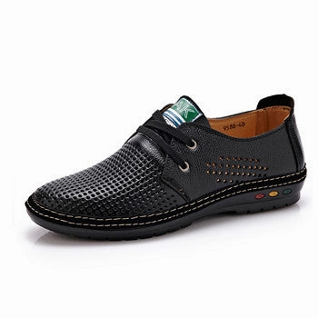 Genuine Leather Chaussure Homme Net Surface Loafers Best Casual Minimalist Shoes