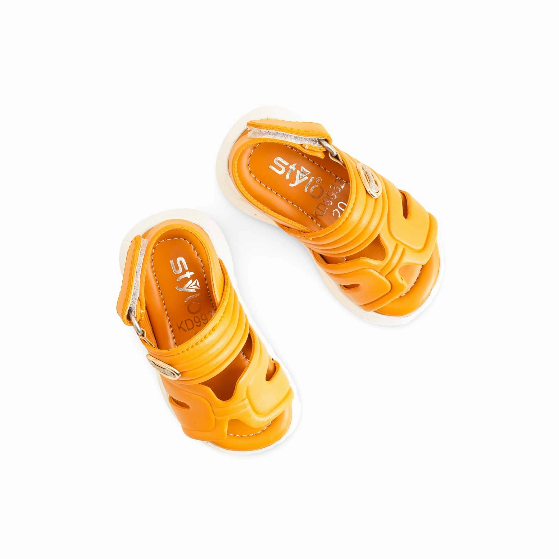 Walking Sandals With Arch Support Girls Yellow Formal Sandal KD9932