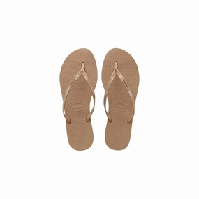 Stop Wearing Flip Flops Havaianas Slim Fc Rose Gold Flip Flops