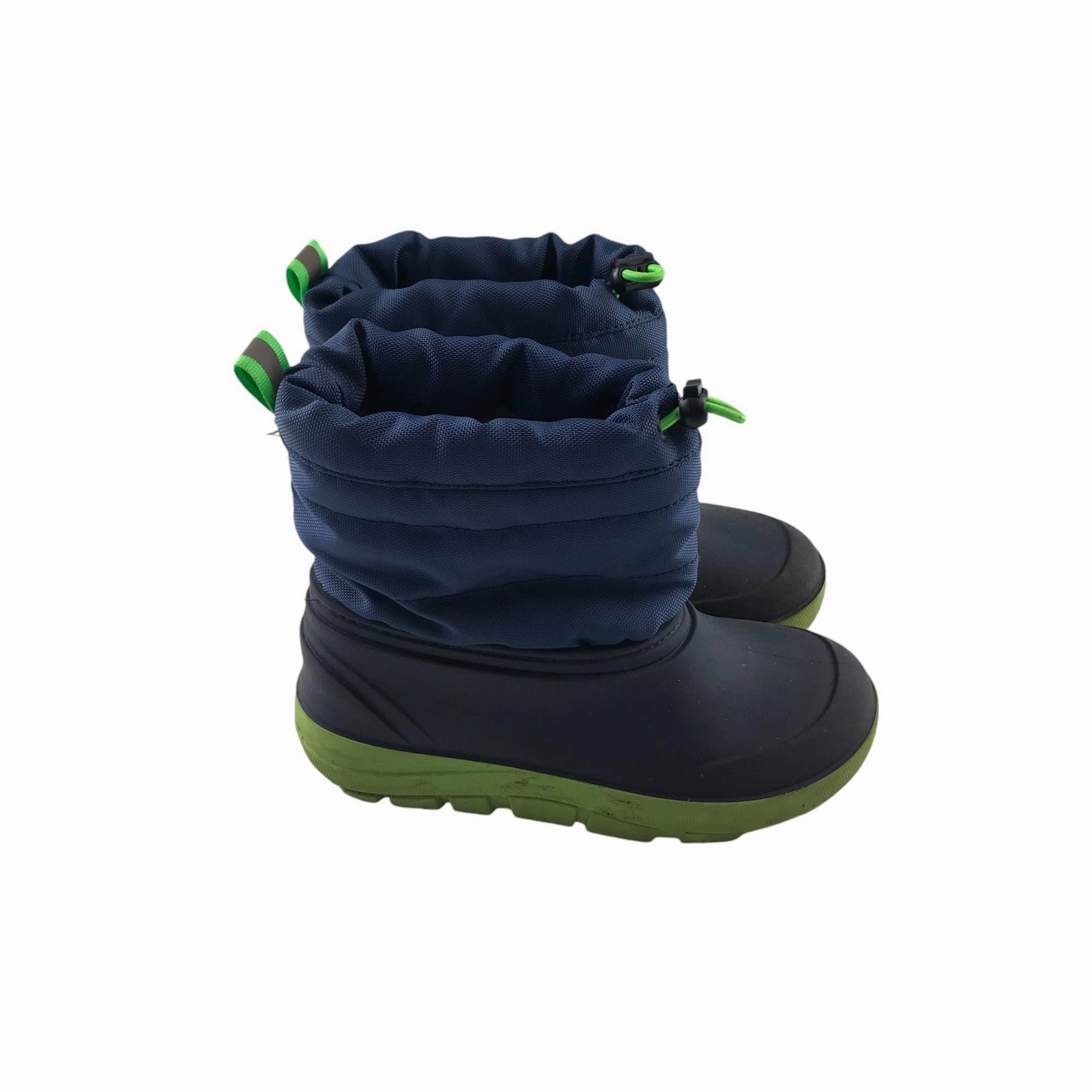 Winter boots shoe size UK 12 junior navy blue waterproof Equine Scoot Boots