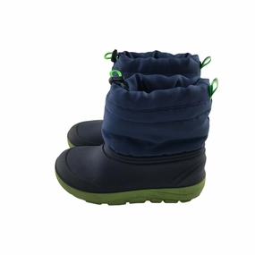Winter boots shoe size UK 12 junior navy blue waterproof Timbs Boots