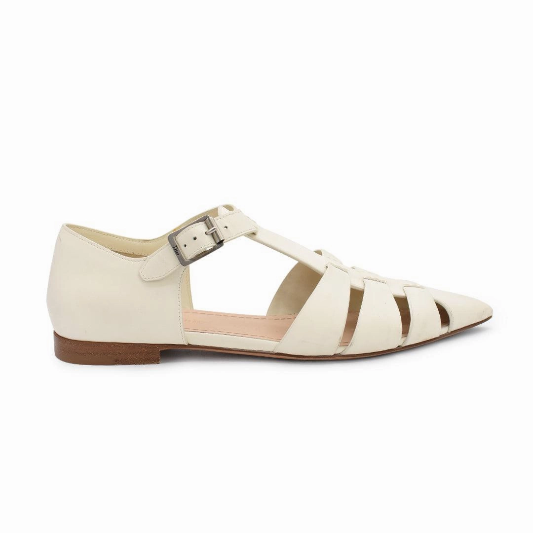 Christian Dior 'Fisherman' Flats - Women's 37 Flat Party Shoes