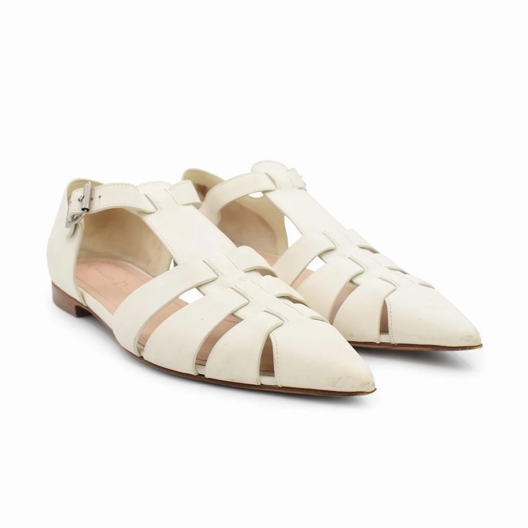 Christian Dior 'Fisherman' Flats - Women's 37 Best Flat Sole Running Shoes