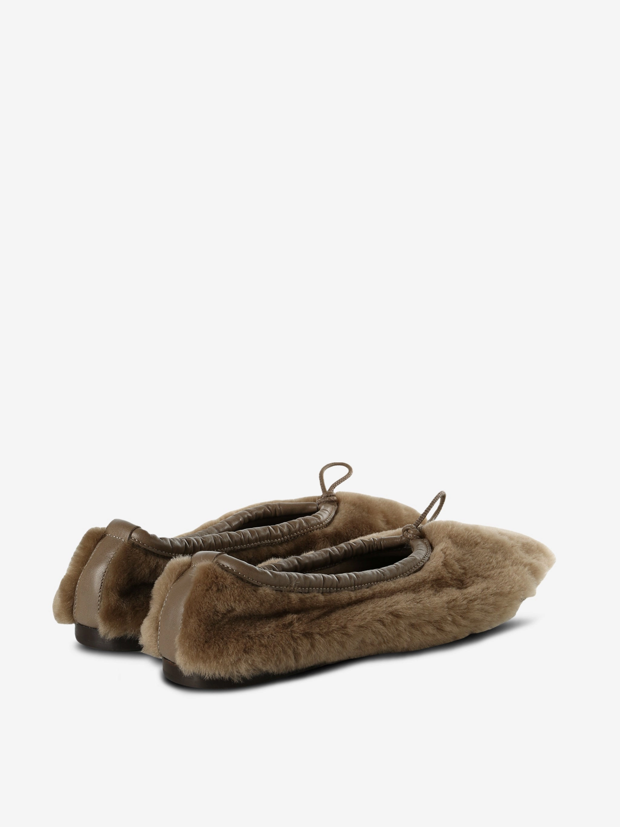 Flat Shoes Size 5 HEREU - Women Flat Pump Crafted In Shearling Lambskin