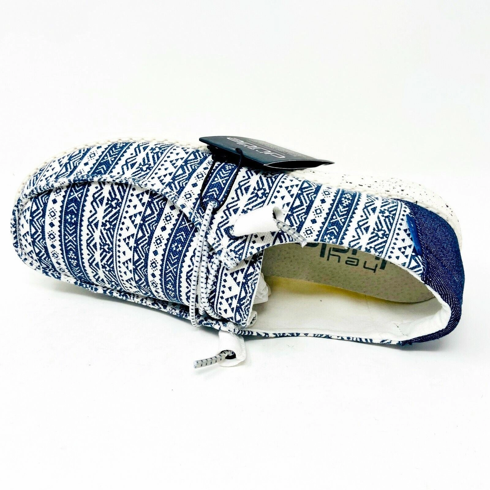 Best All Day Walking Hey Dude Womens Wendy Blue Aztec Size 5 Slip On Walking Comfort Shoes