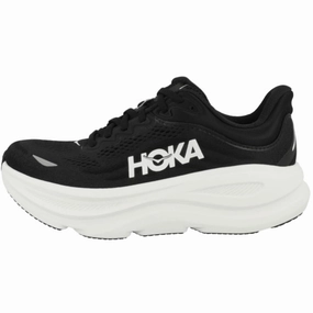 Hoka Bondi 9 cushioned Runing Shoe For Women Black/White Pointed Toe Ankle Strap High Heels