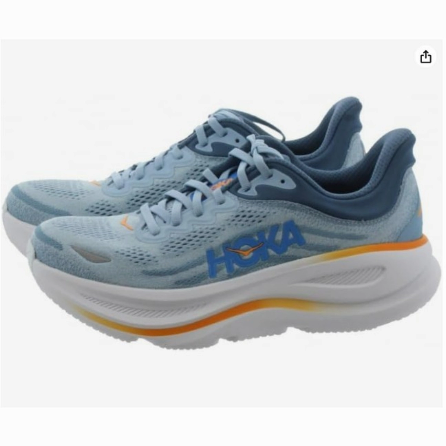 Casual Barefoot Shoes Hoka Bondi 9 Men Cushioned Runing Shoes, Drizzle/Downpour