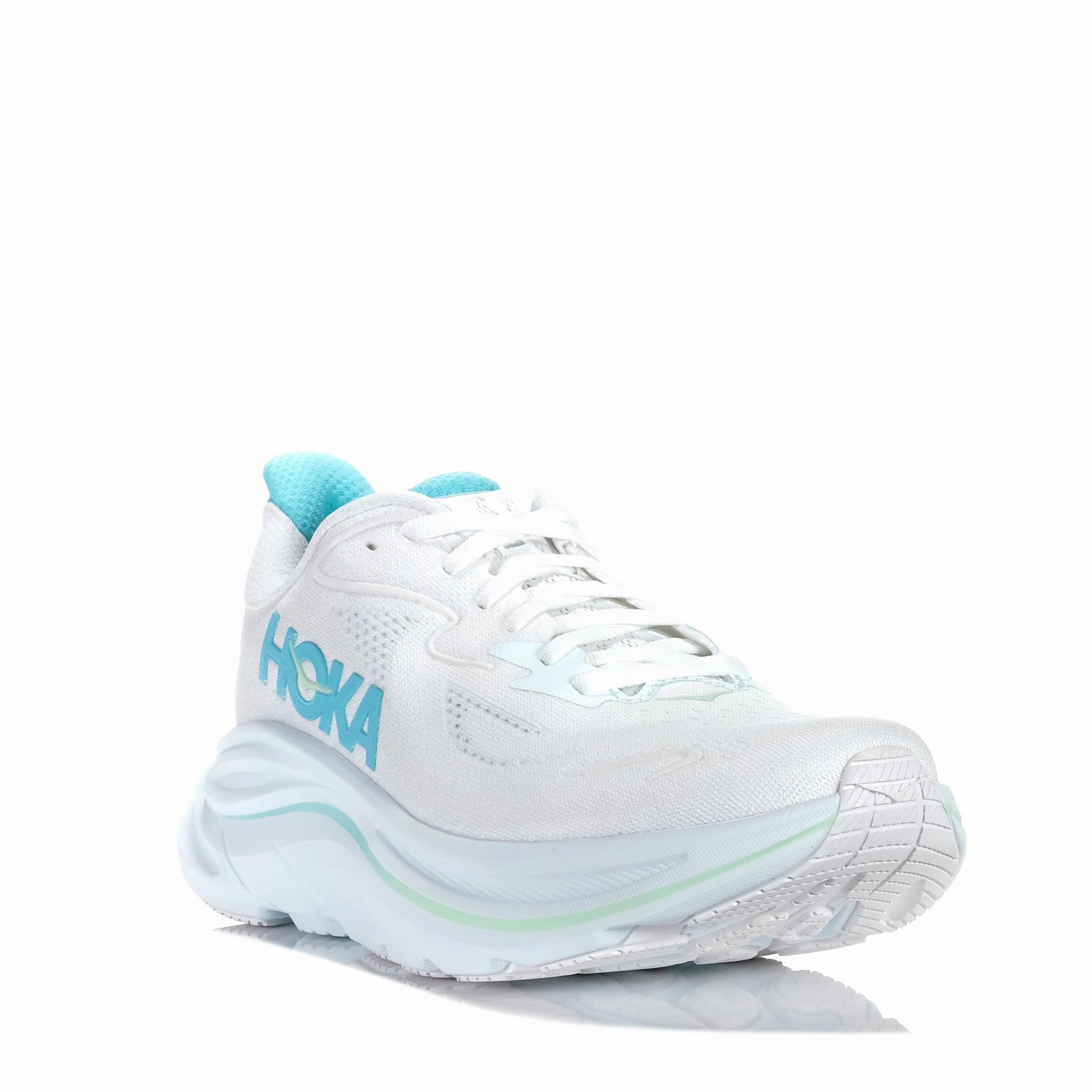 Best Walking Shoes Bad Knees Hoka Clifton 10 (B) White/Cielo Blue