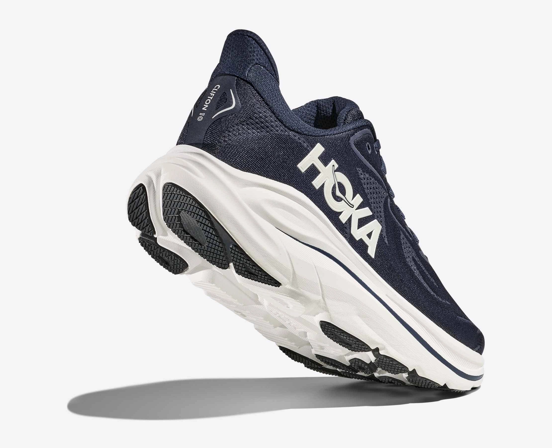 Hoka Clifton 10 Men Cushioned Runing Shoes, NAVY/WHITE Air Max Flyknit Venture Casual Shoes