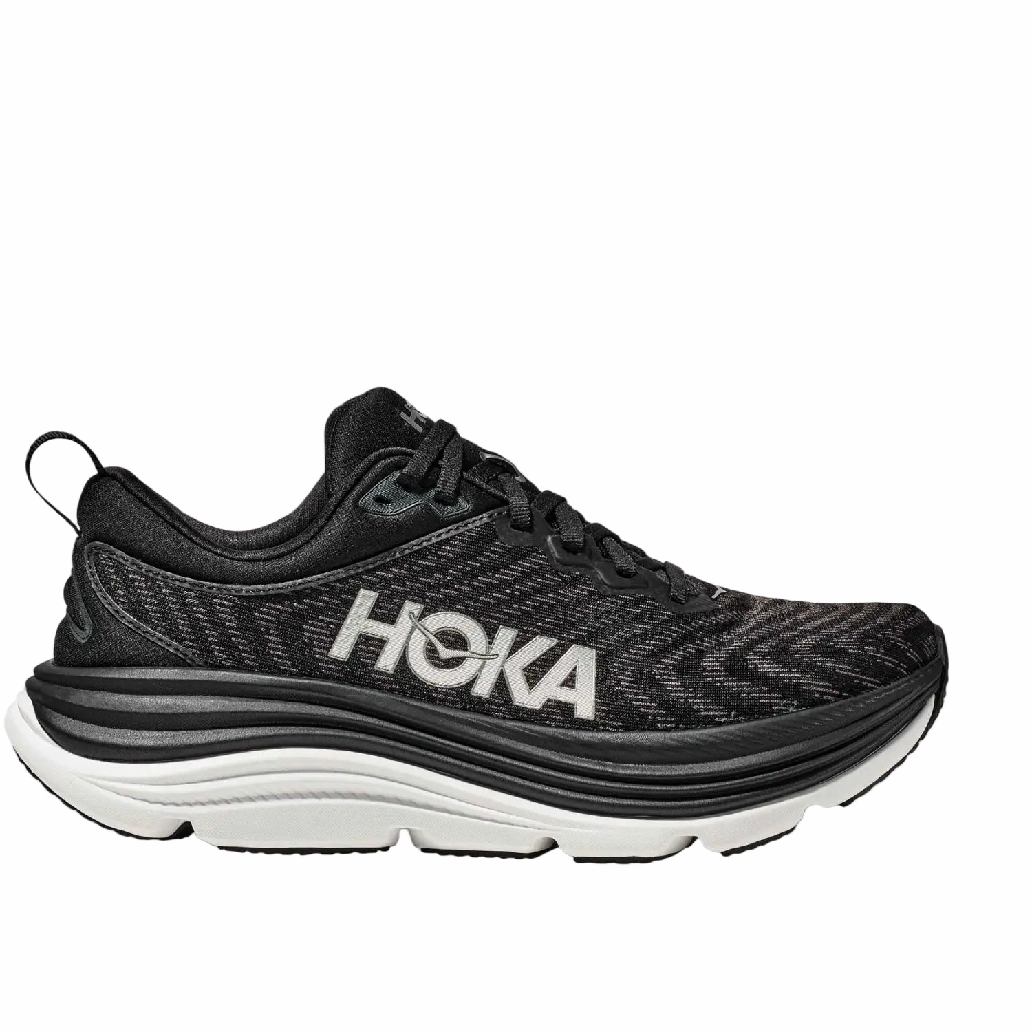 Hoka Gaviota 5 Men Cushioned Runing Shoes, Black/White Originals Nmd R1 Spotlight 2.0 Casual Shoes