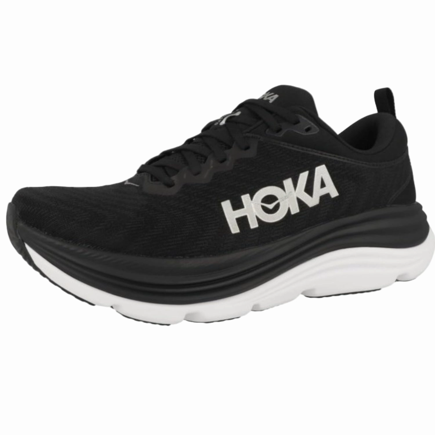 Hoka Gaviota 5 Men Cushioned Runing Shoes, Black/White Best Budget Casual Shoes