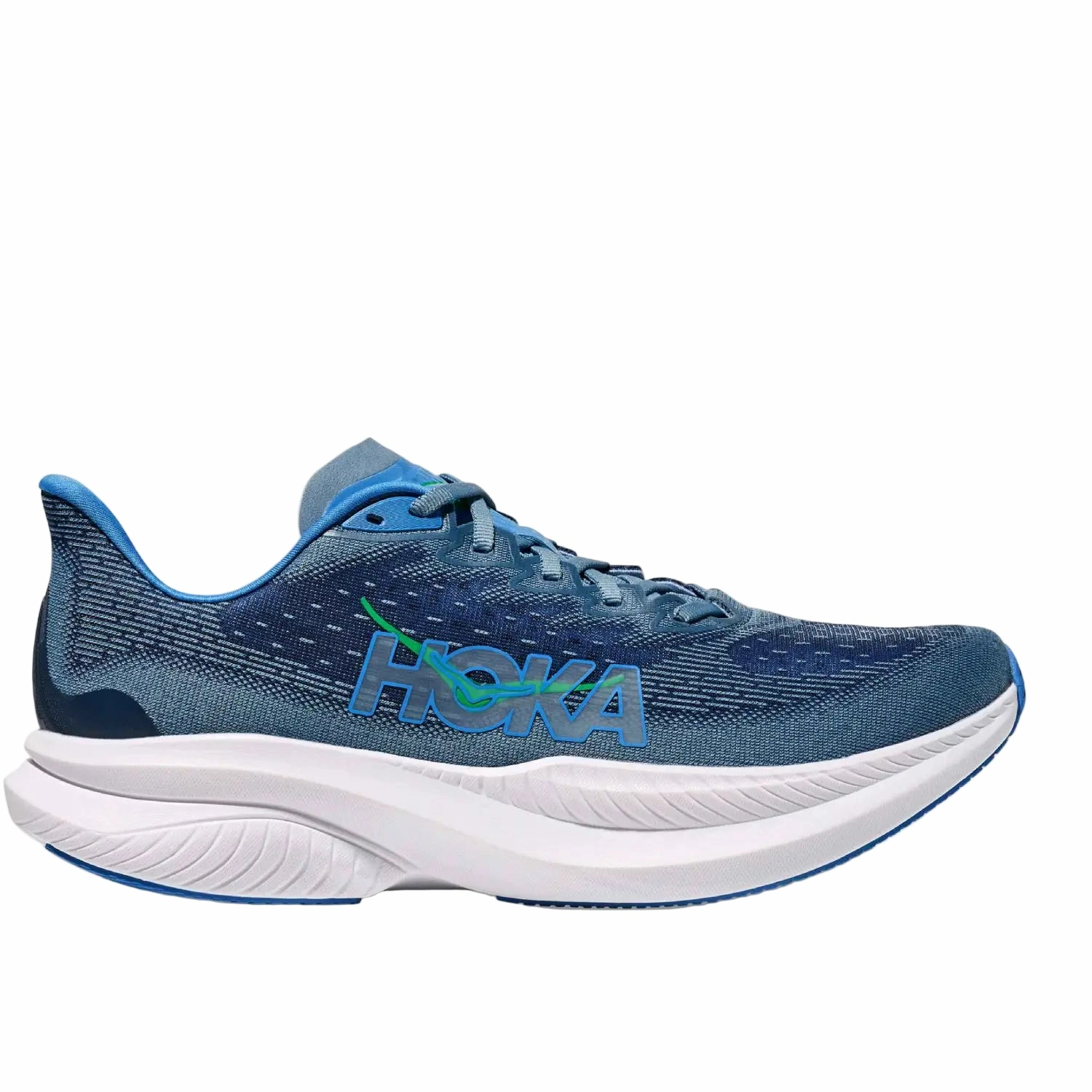 Buy Casual Dress Shoes Hoka Mach 6 Men Cushioned Runing Shoes, Downpour/Thunder Cloud