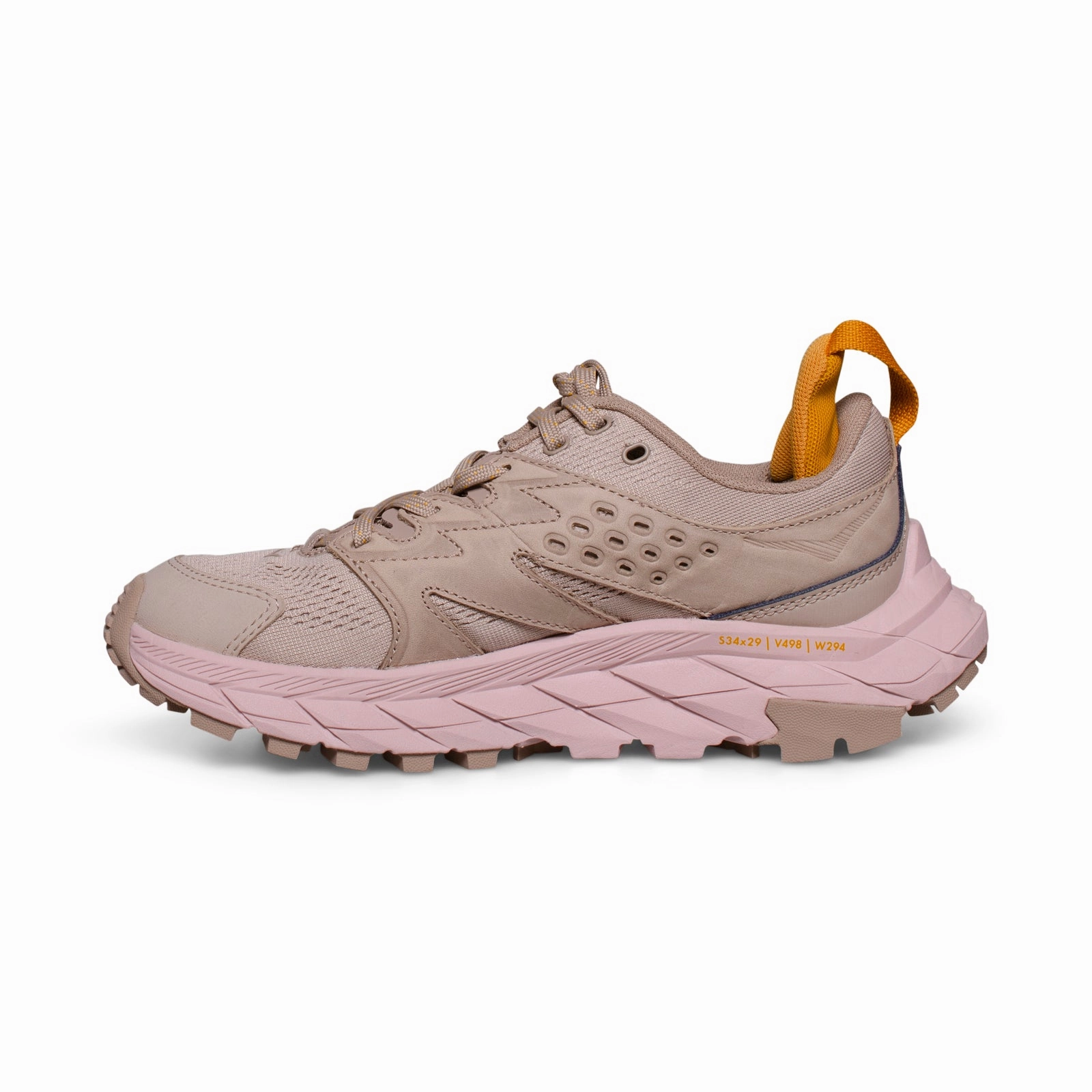 HOKA One One Anacapa Breeze Low Oxford Tan / Peach Whip Hiking Shoes - Women's Altra Wide Hiking Boots
