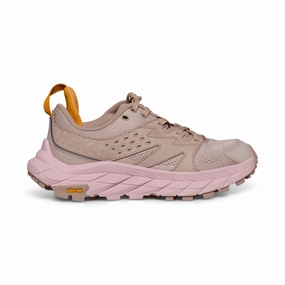 Hiking Boots For Everyday Wear HOKA One One Anacapa Breeze Low Oxford Tan / Peach Whip Hiking Shoes - Women's