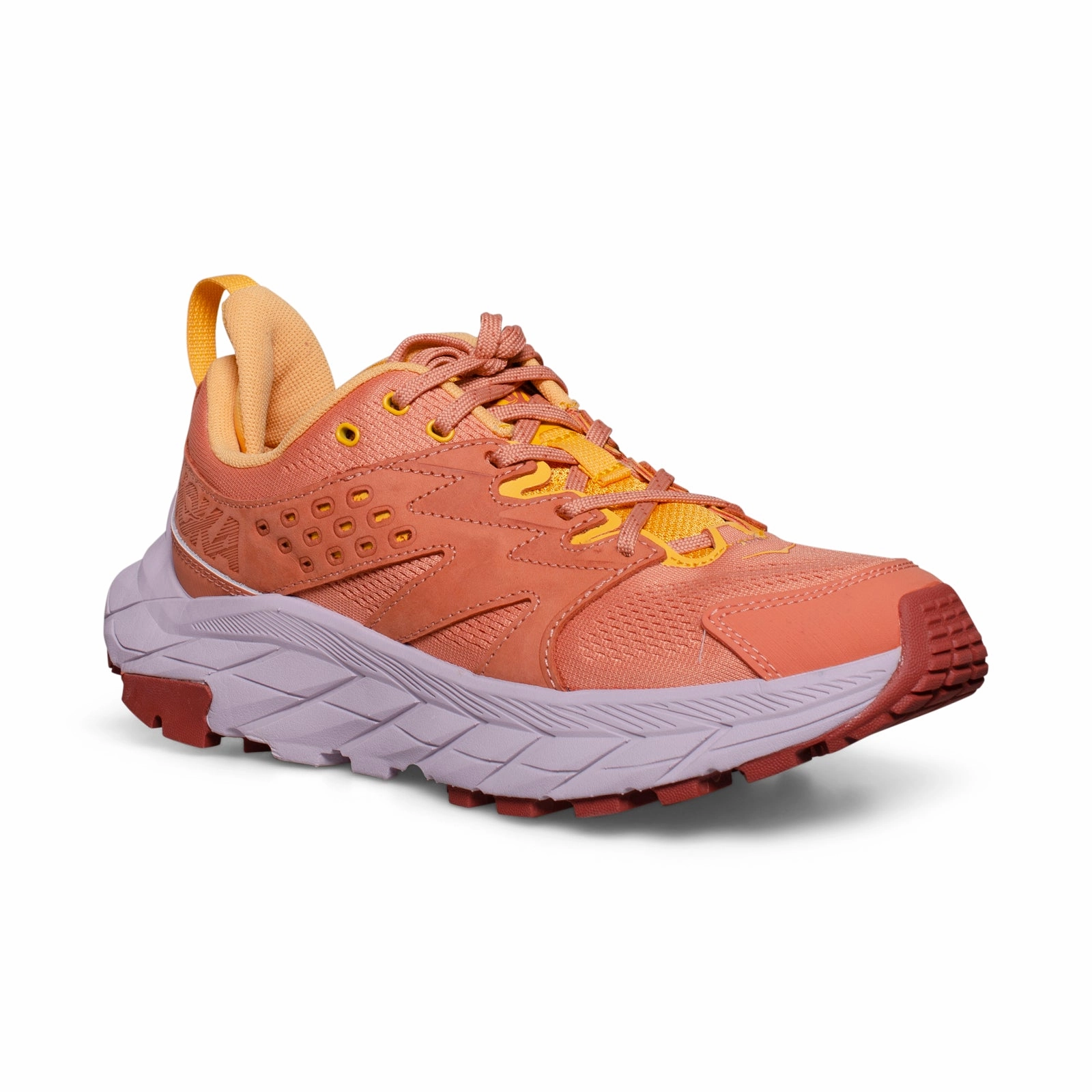 HOKA One One Anacapa Breeze Low Sun Baked / Amber Yellow Hiking Shoes - Women's Paragon Hiking Boots