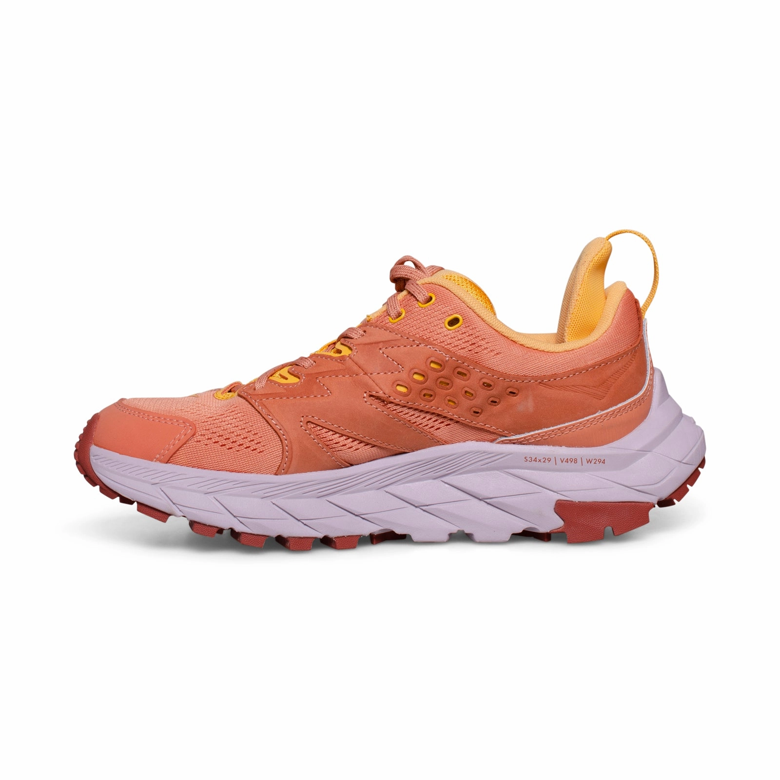Laces For Hiking Boots HOKA One One Anacapa Breeze Low Sun Baked / Amber Yellow Hiking Shoes - Women's