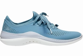 Crocs Men's LiteRide 360 Pacer Sneakers  Breathable Lightweight Comfort Shoes  Blue Steel/Microchip Most Comfortable Casual Dress Shoes