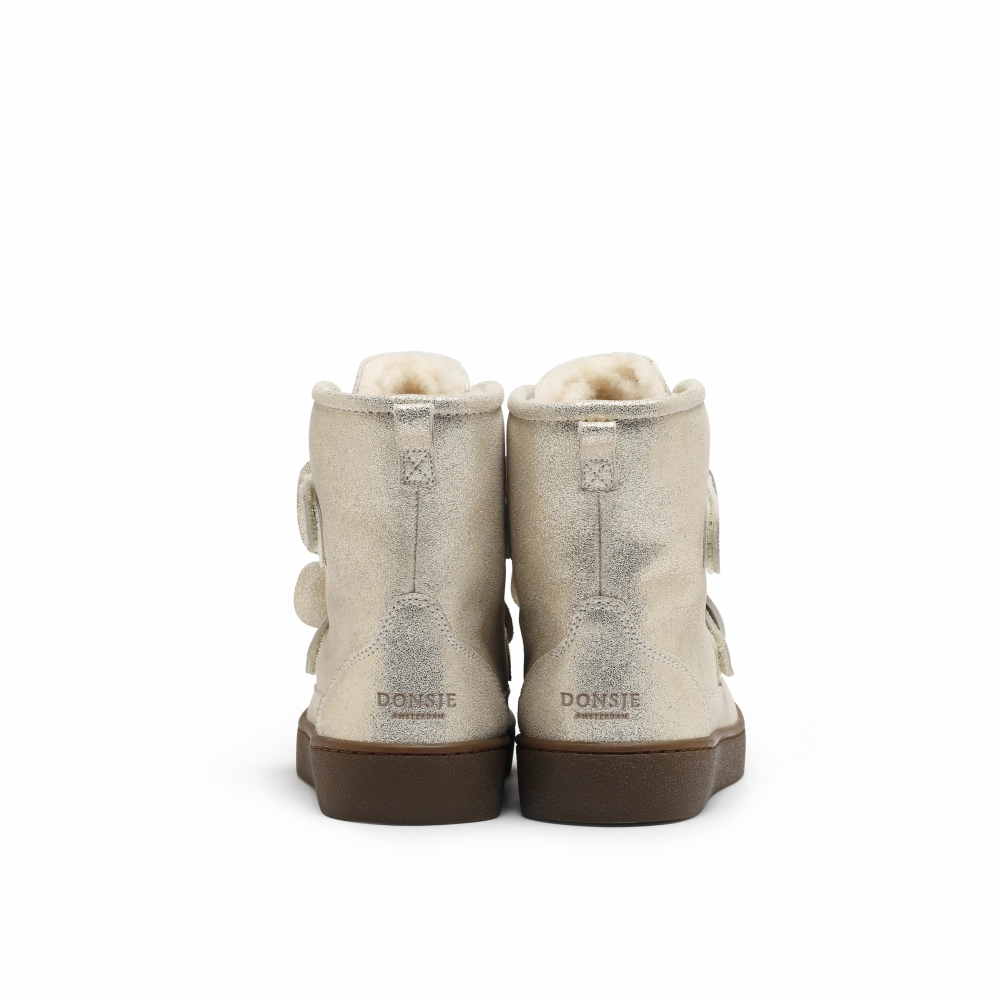 Boots For Women Pointed Toe Isa Exclusive Boots | Silver Metallic Leather