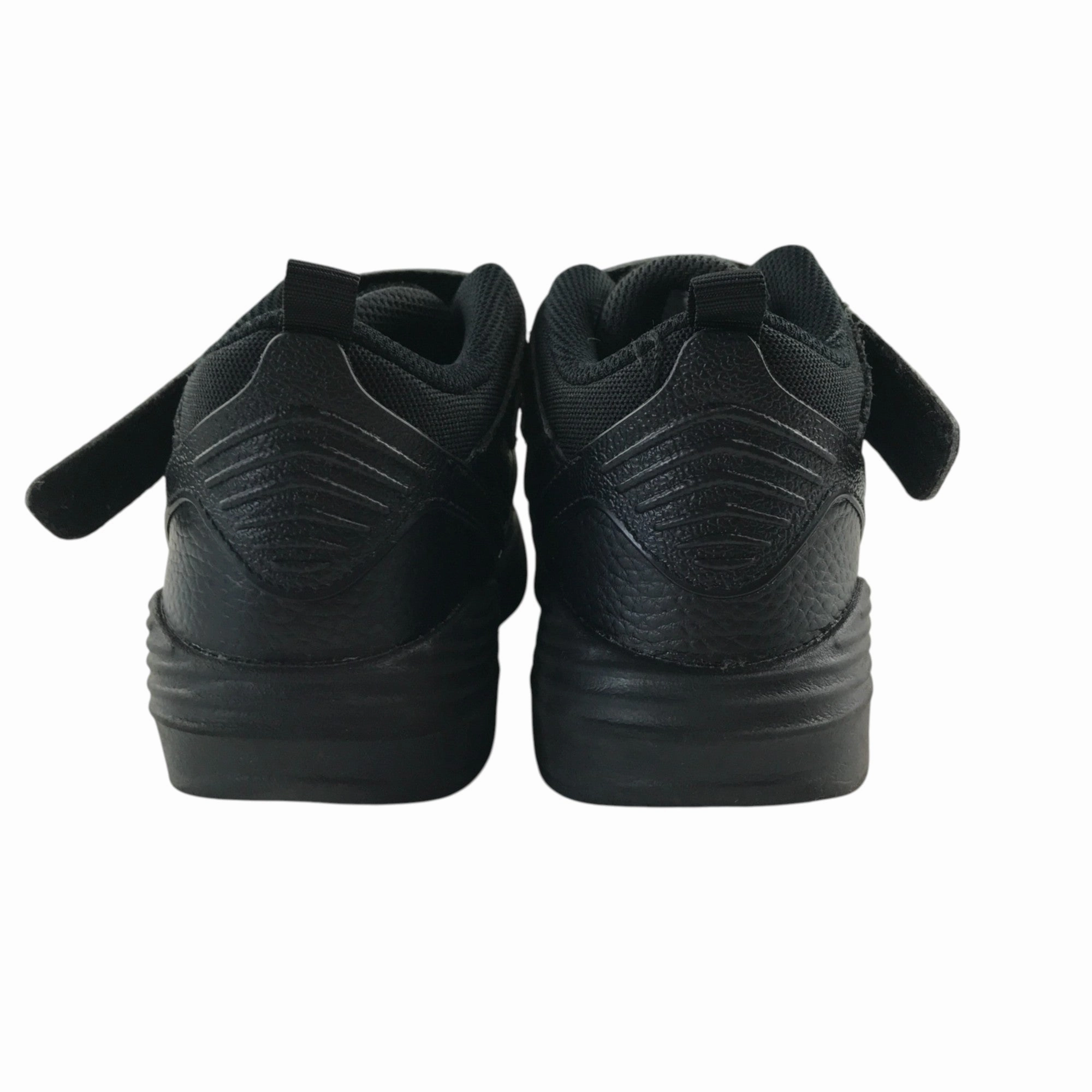 Jordan Flight trainers shoe size 1 black with logo on hoop and loop strap Best Walking Shoes 2024