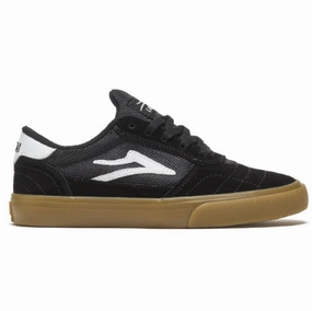 90s Nike Skate Lakai Cambridge Kids Skate Shoe - Black/Gum Suede