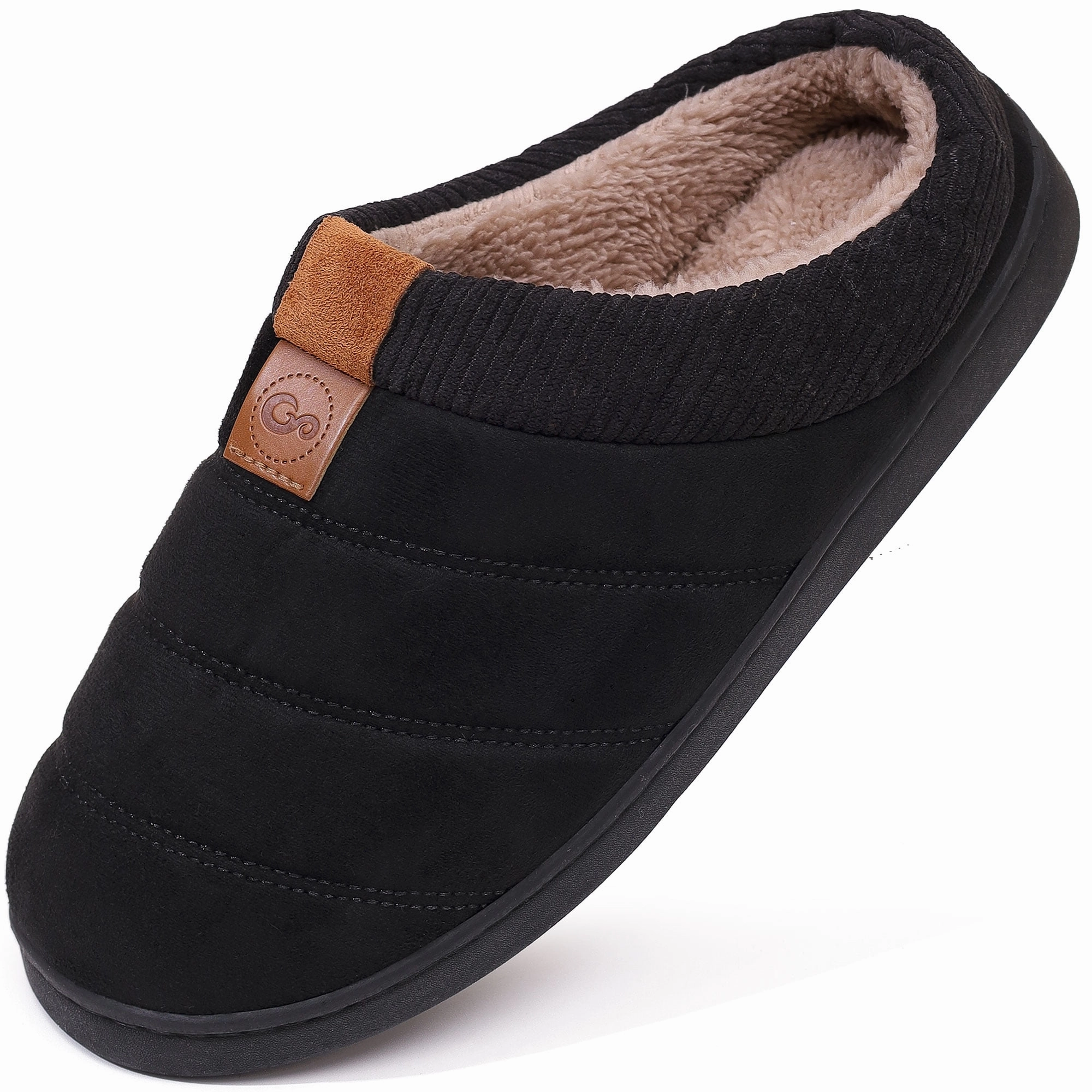 Slippers Code Dti Ecetana Mens Slippers Cozy Memory Foam Scuff Slippers Casual Slip On Warm House Shoes
