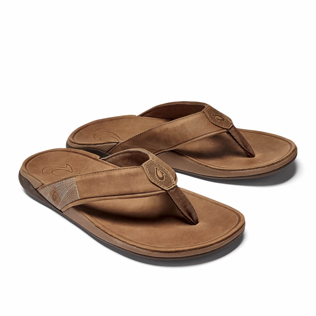 Kourtney Kardashian Flip Flops Tuahine Men's Waterproof Leather Beach Sandal