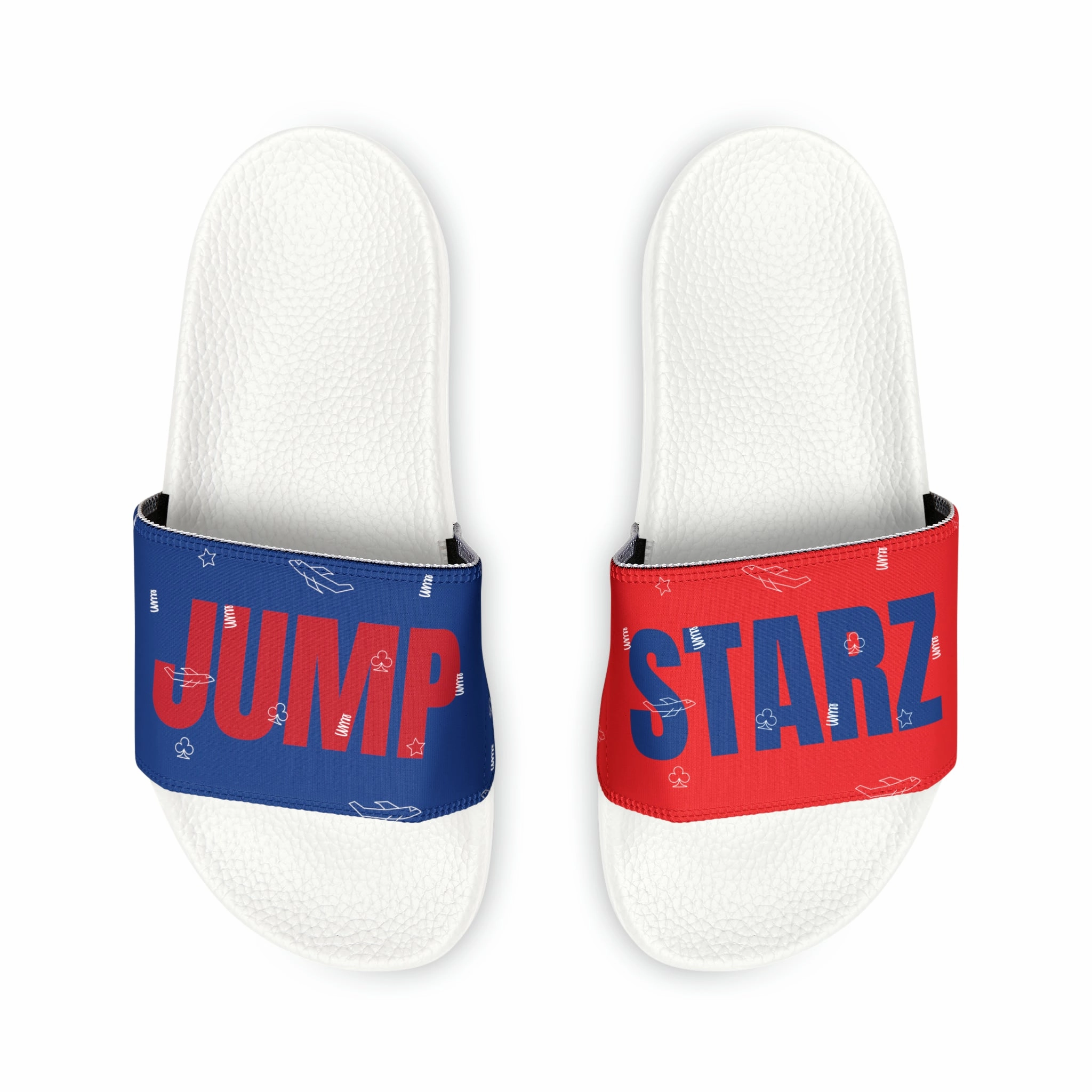 JSJSFC Polly Glide Sandals (Men's Sizing) Alternate Slipstarz Sandals Royal Bahamian Vs Emerald Bay