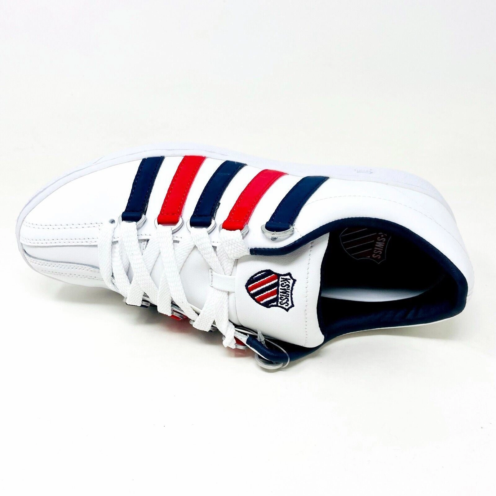 Big Puma Ca Pro Classic Casual Shoes K-Swiss Classic 2000 White Red Blue Mens Casual Shoes Sneakers 06506 113