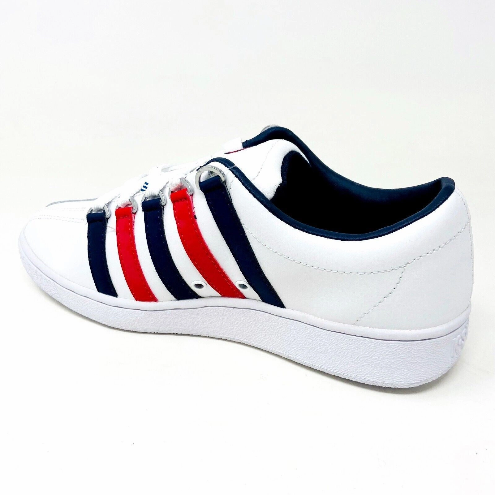 K-Swiss Classic 2000 White Red Blue Mens Casual Shoes Sneakers 06506 113 Casual Comfort