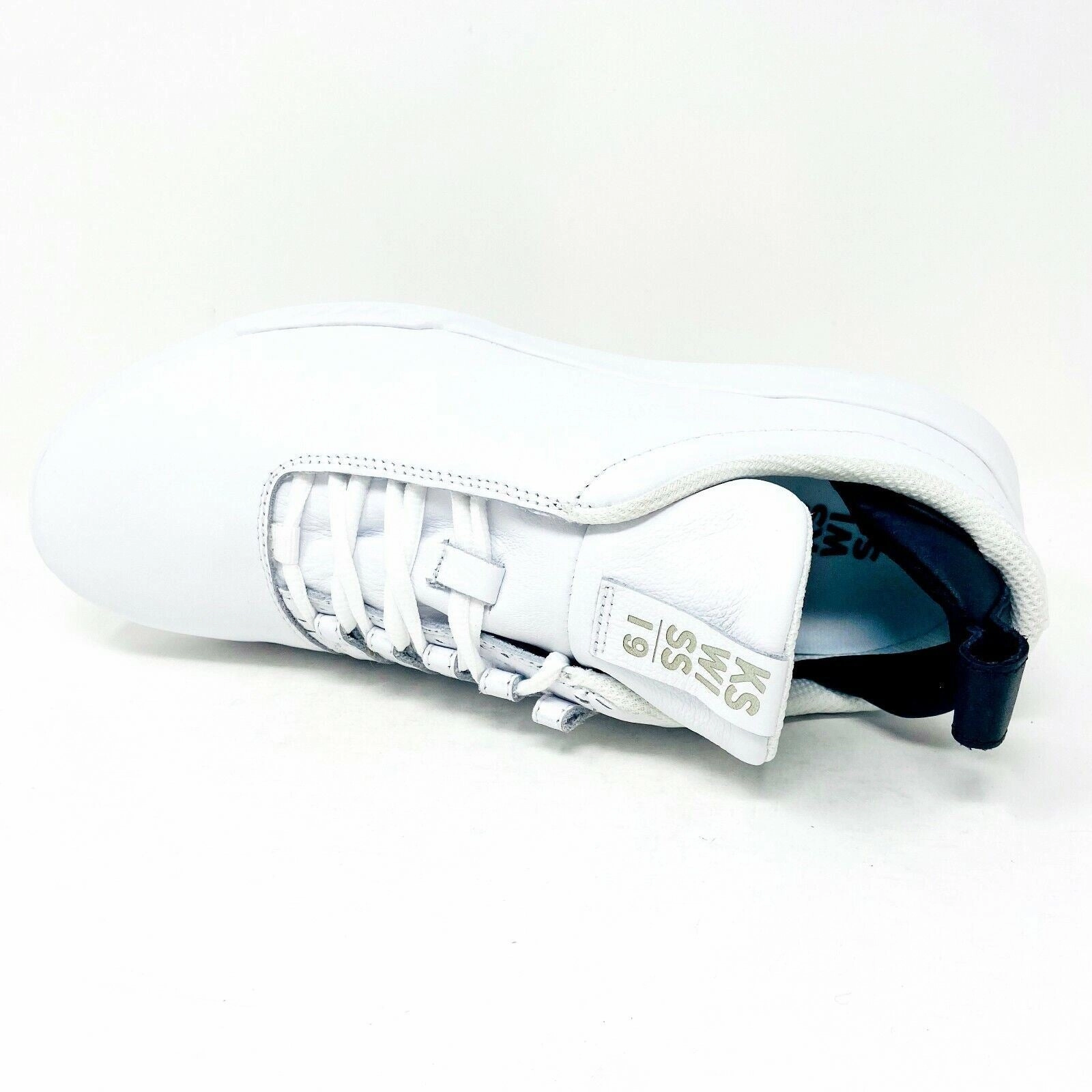 Hemp Casual Shoes K-Swiss Gen K Icon White Black Mens Casual Shoes Sneakers 05577 102