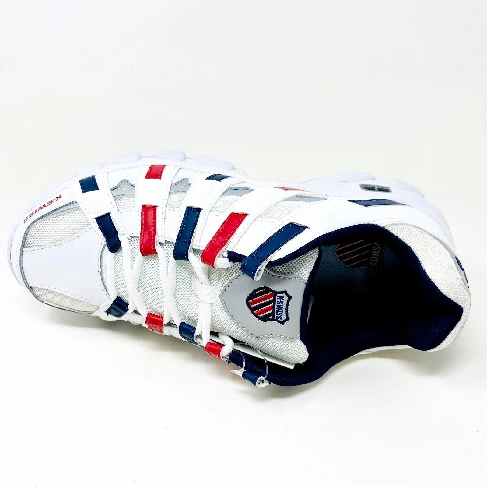 K-Swiss ST429 White Peacoat Mars Red Mens Casual Shoes Sneakers 03181 116 Walking Shoes Business Casual