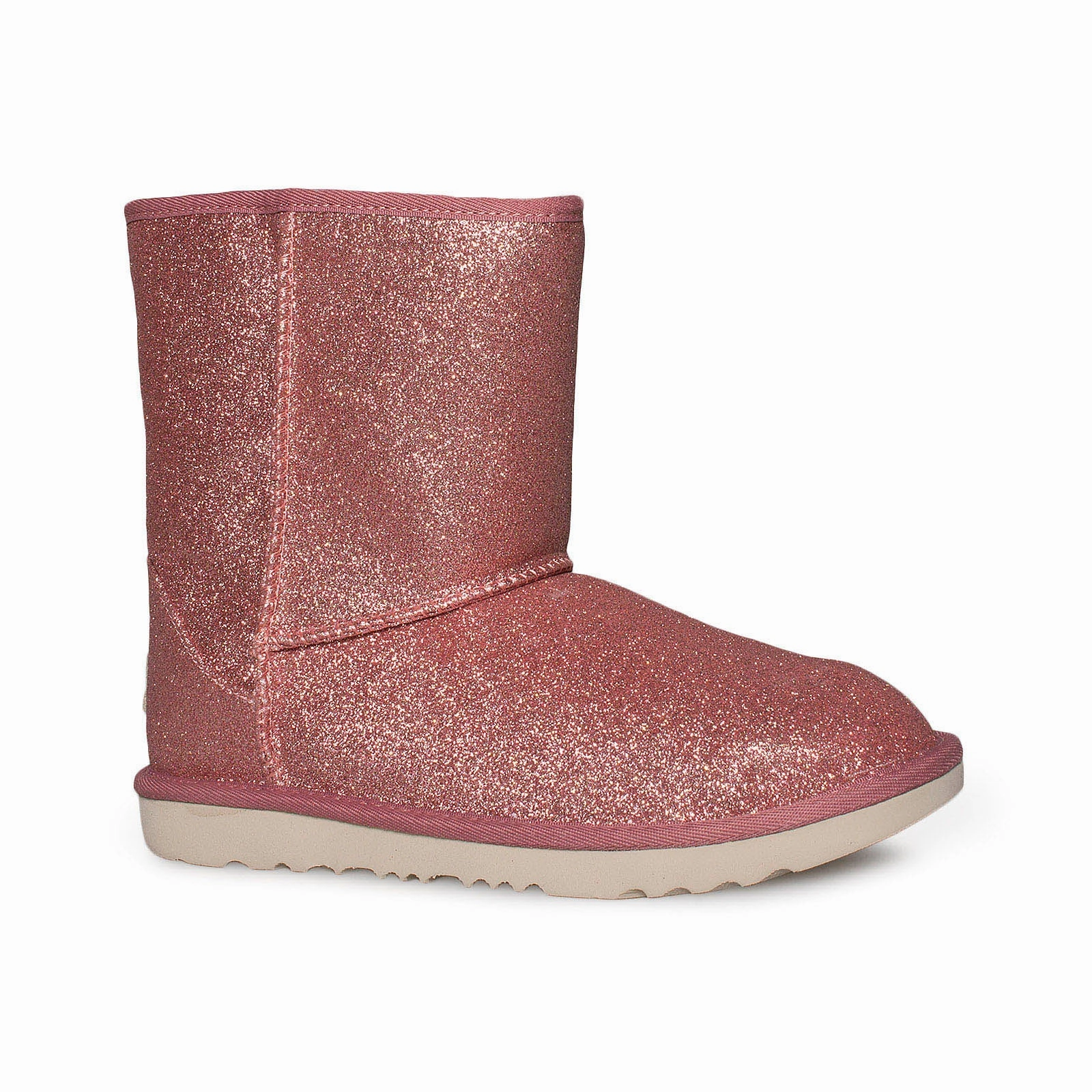 Chaparral Boots UGG Classic Short II Glitter Pink Boots - Youth