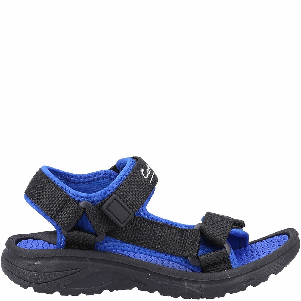 Nice Comfortable Walking Shoes Kids Bodiam Recycled Sandals Black/Navy