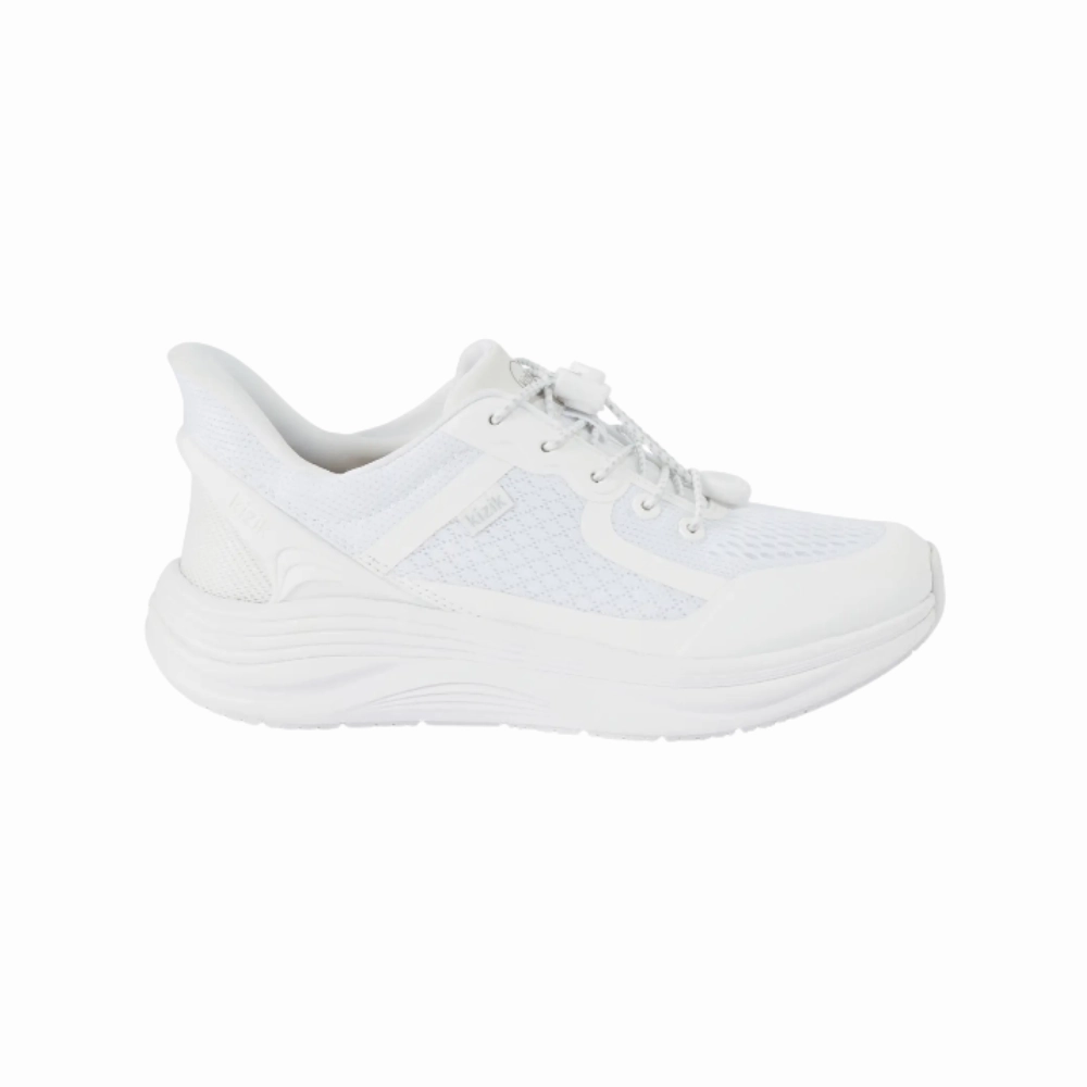 Kizik Womens London Lightweight Hands-Free Sneaker  White Best Shoes For Walking Long Distances