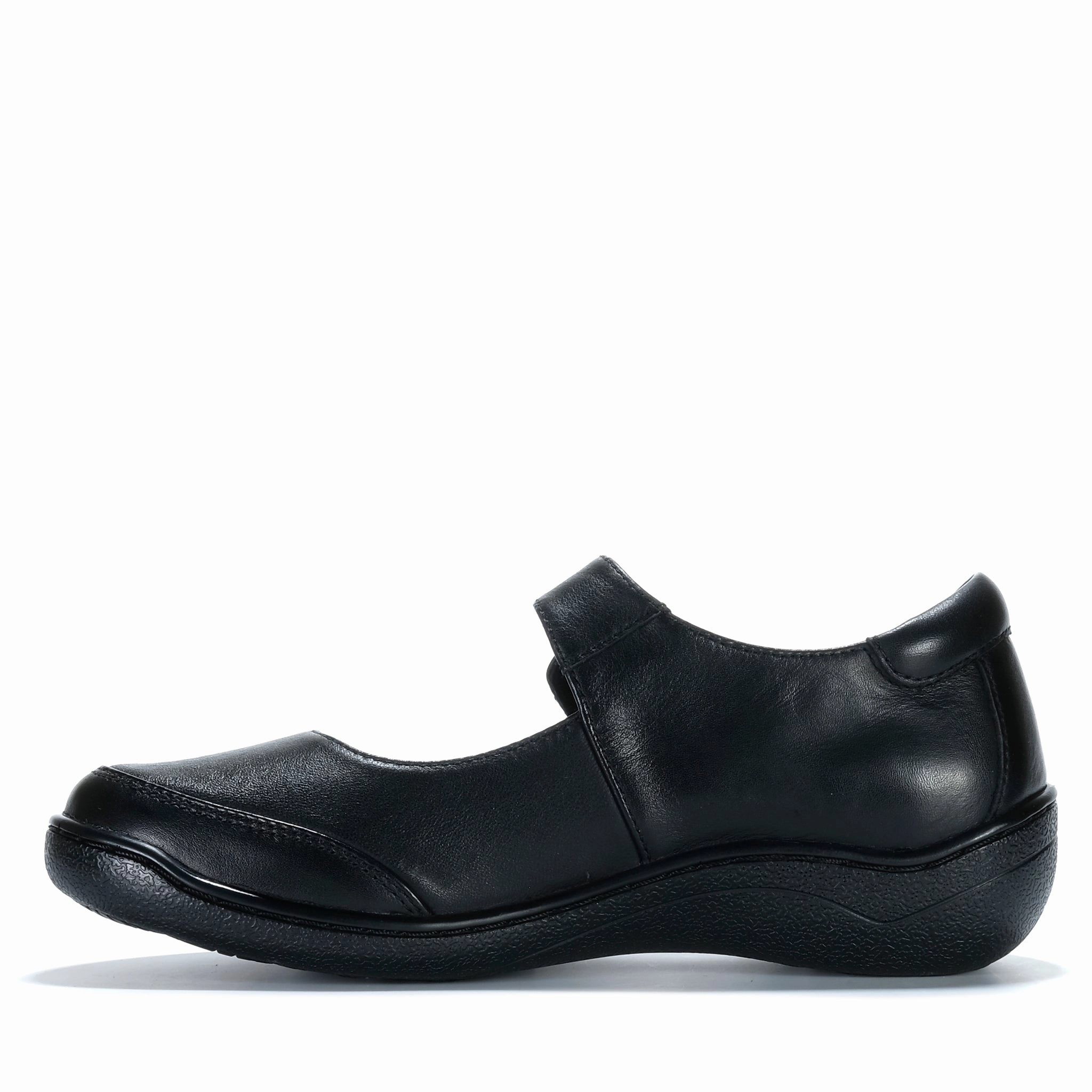 Klouds Peach Plain Black Stretch Best Walking Shoes Bad Knees