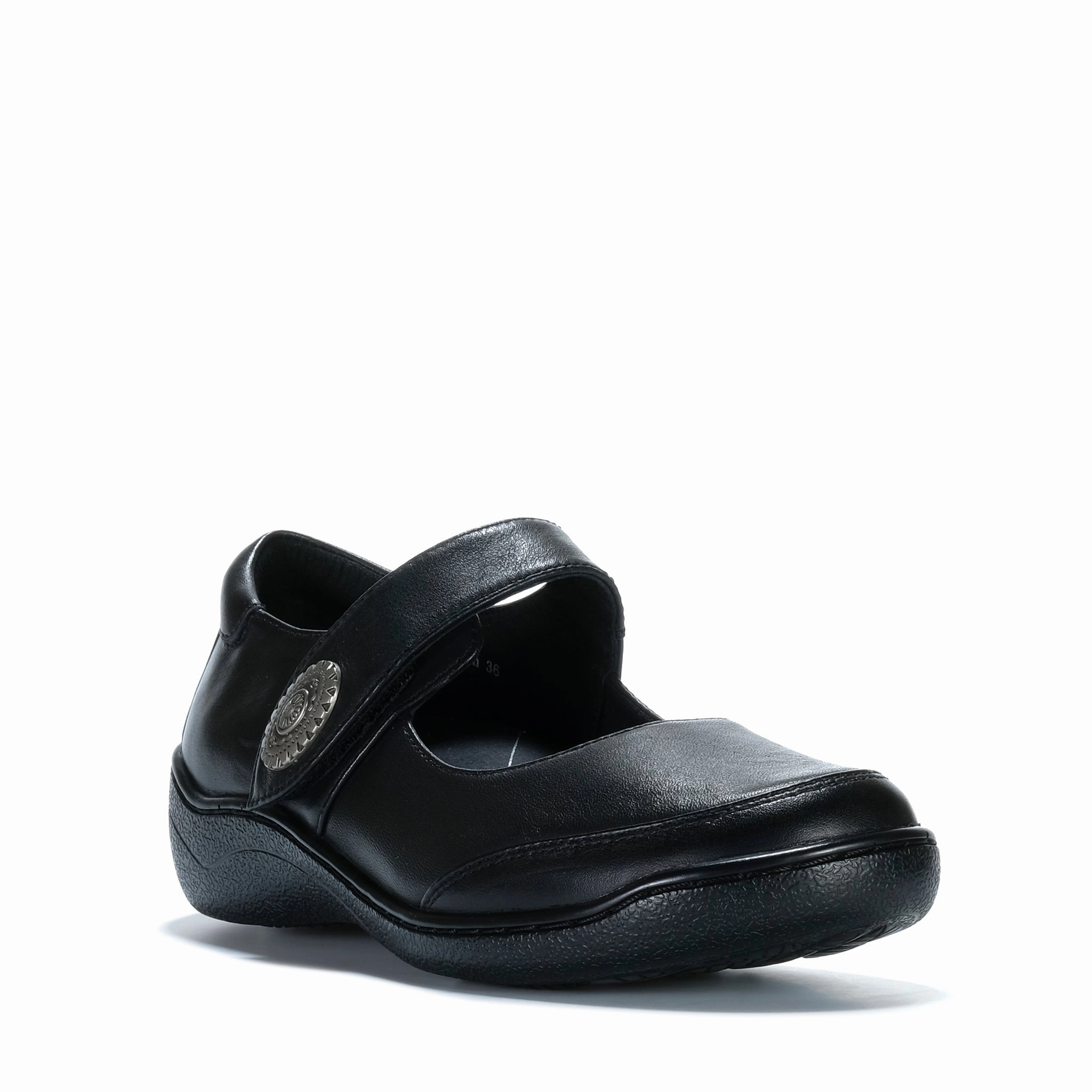 Klouds Peach Plain Black Stretch Walking  Walking