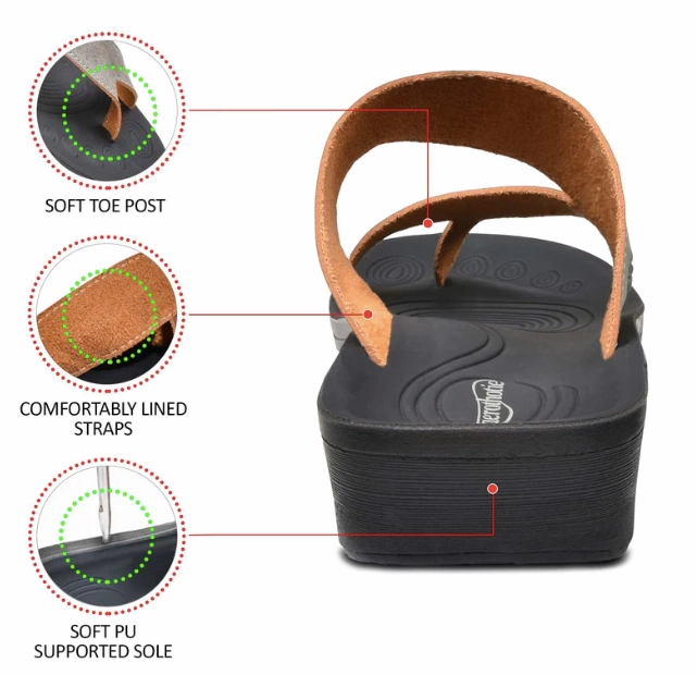 L0342  - ODAL SPLIT TOE WOMEN ARCH SUPPORT SANDALS Sandals Royal Photos