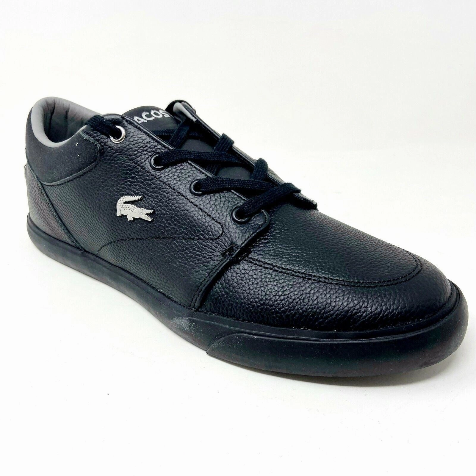 Reebok Classics Club C Revenge Casual Lacoste Bayliss 118 1 U Cam Leather Triple Black Mens Casual Shoes Sneakers