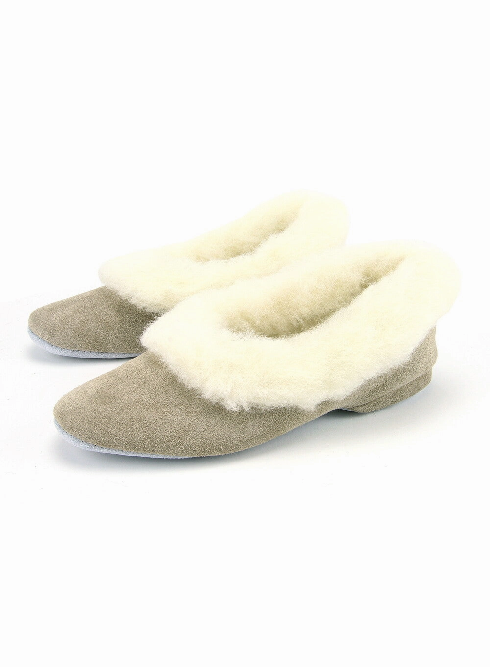 Baguette Slippers Ladies Collared Full Heeled Slippers
